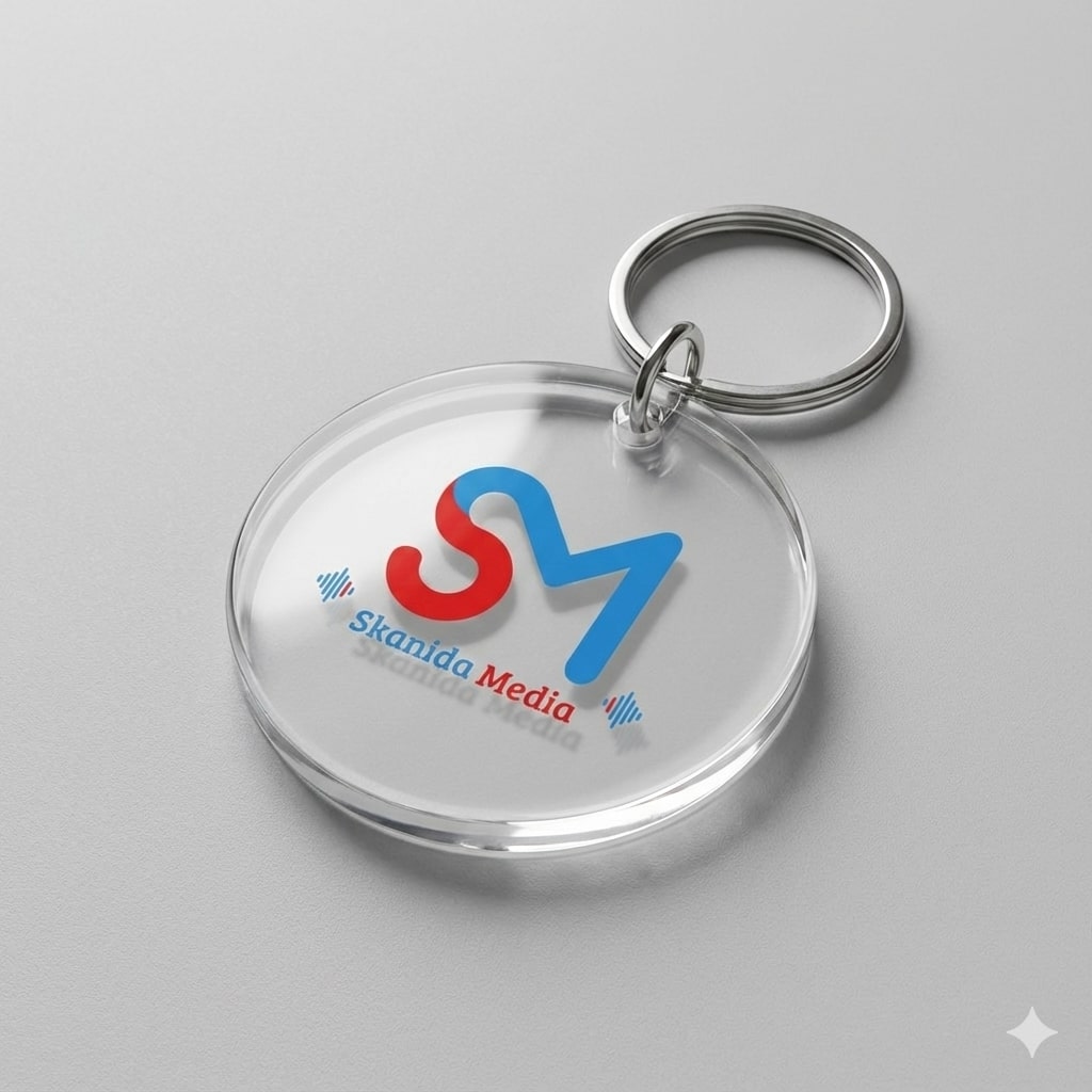 Gantungan Kunci Akrilik Custom